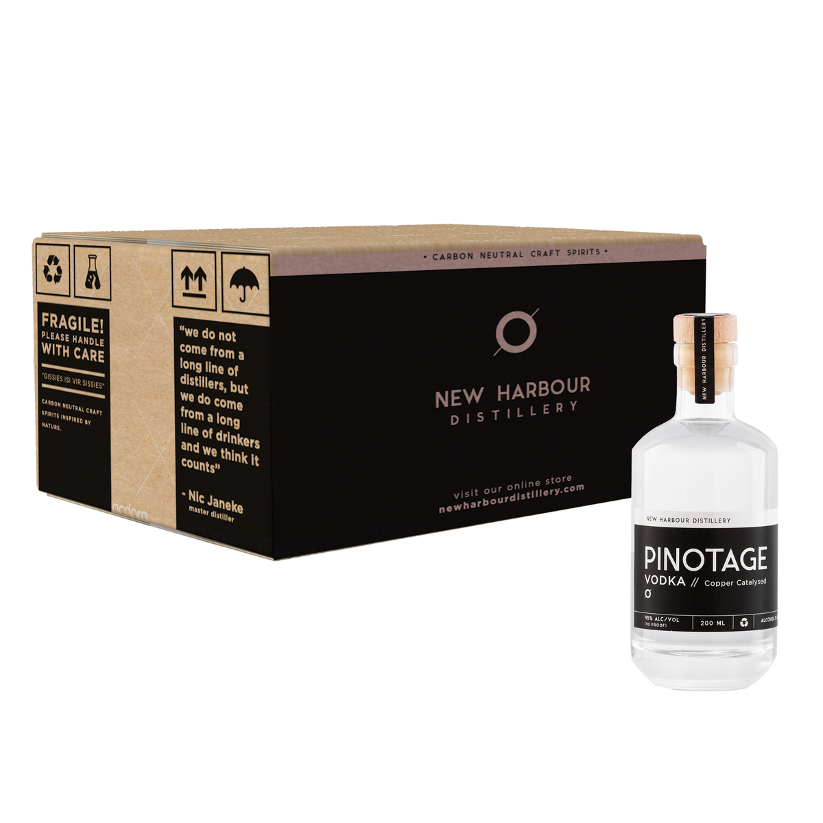 PINOTAGE VODKA MINI CASE (24 x 200ML)